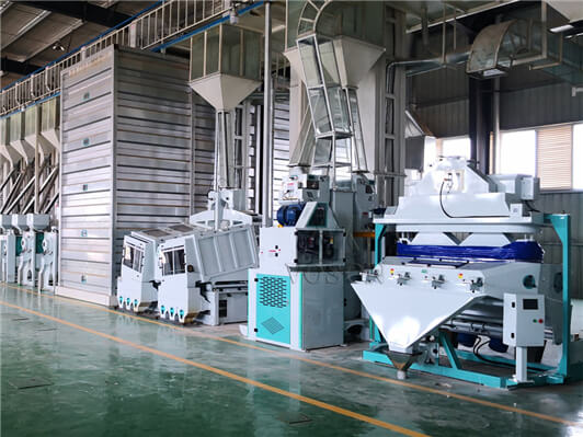 4 TPH rice mill plant with cleaning husking milling and packing equipment