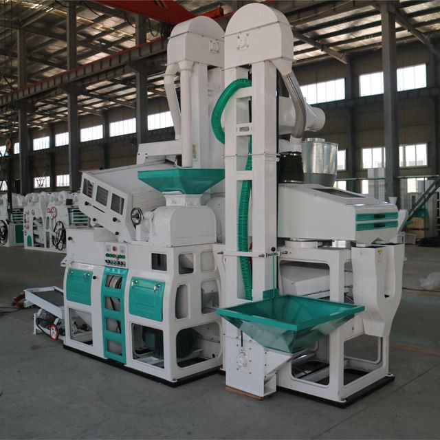 Compact 2 TPH rice mill plant with cleaning husking and milling equipment